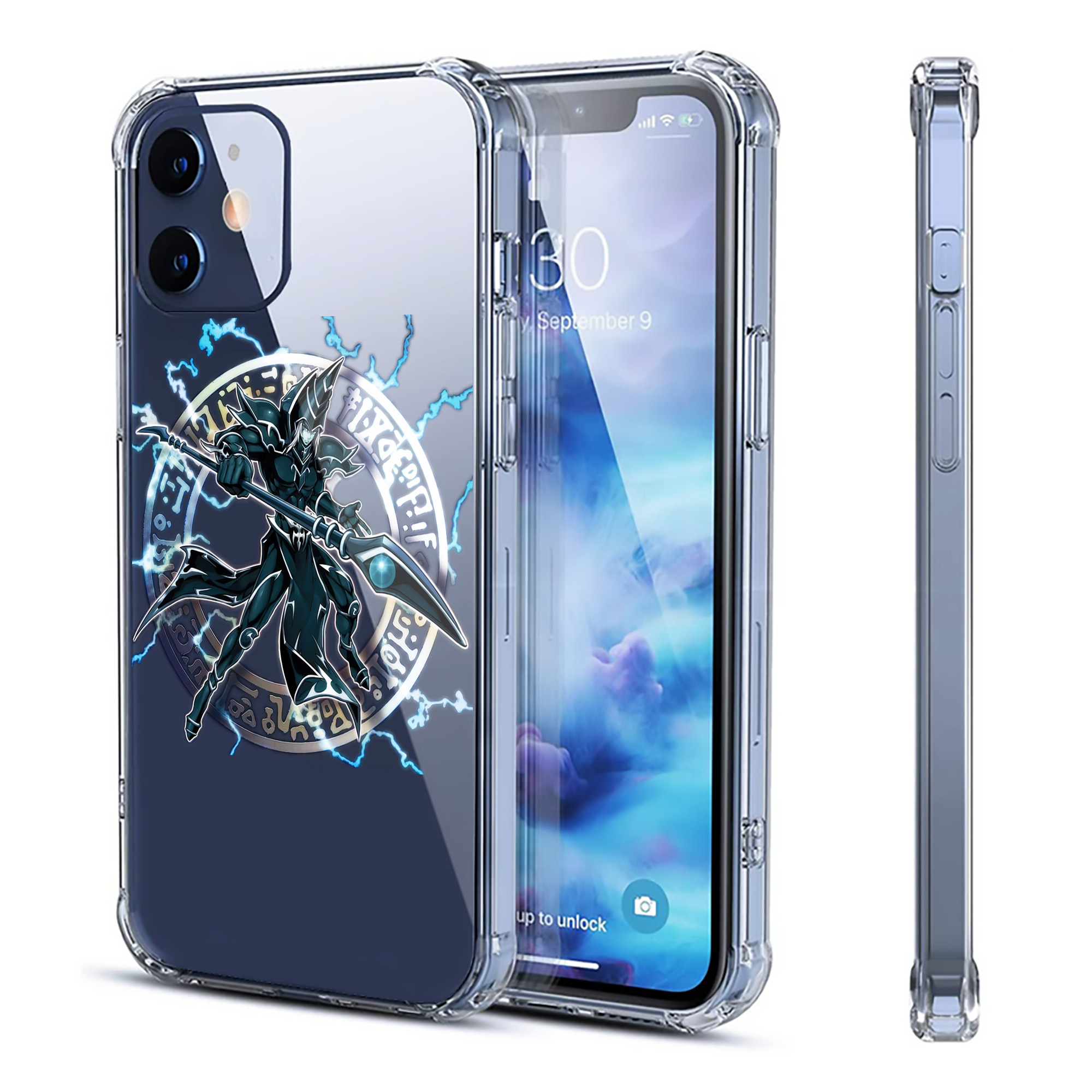 （画像用） 遊☆戯☆王 Yu-Gi-Oh! 【iPhone 12シリーズ対応】透明スマホケース（クリアソフトケース）